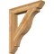 Ekena Millwork Funston Slat Rough Sawn Bracket, Western Red Cedar, 6"W x 40"D x 44"H BKT06X40X44FST06RWR - alternate 1